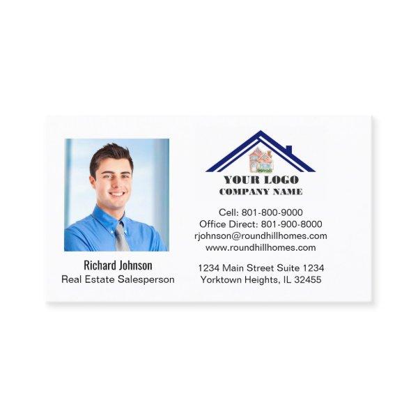 Real Estate Professional Add Photo Logo QR Code