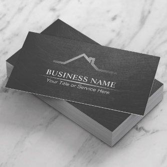 Real Estate Professional Dark Gray Realtor