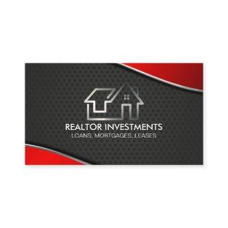 Real Estate Property | Red Metallic | Mesh