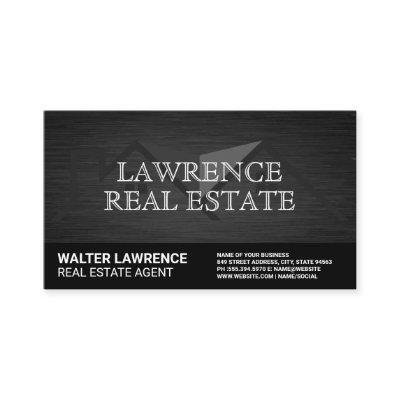 Real Estate Roof Top Logo | Sleek Texture