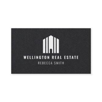 Real Estate Solid Black Logo Listing Agent Realtor