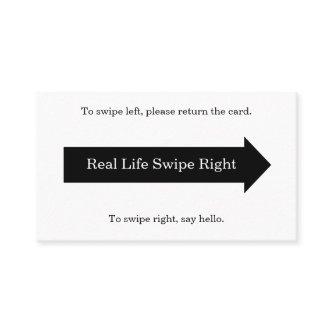 Real Life Swipe Right Card