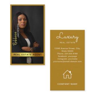 Realtor Real Estate Agent Add Photo Monogram