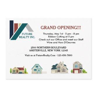 Realty Office Grand Opening Invitations