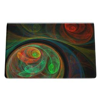 Rebirth Green Abstract Art Desk  Holder