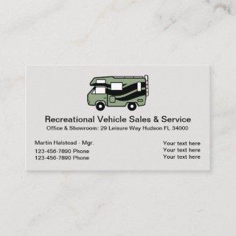 Recreational Vehicle And Motorhomes