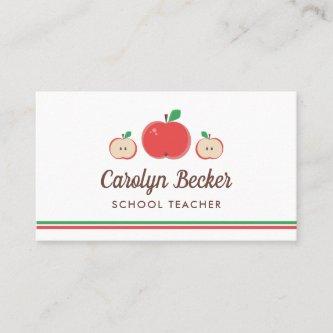 Red Apples School Teacher