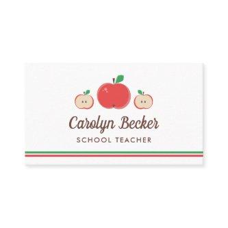 Red Apples School Teacher