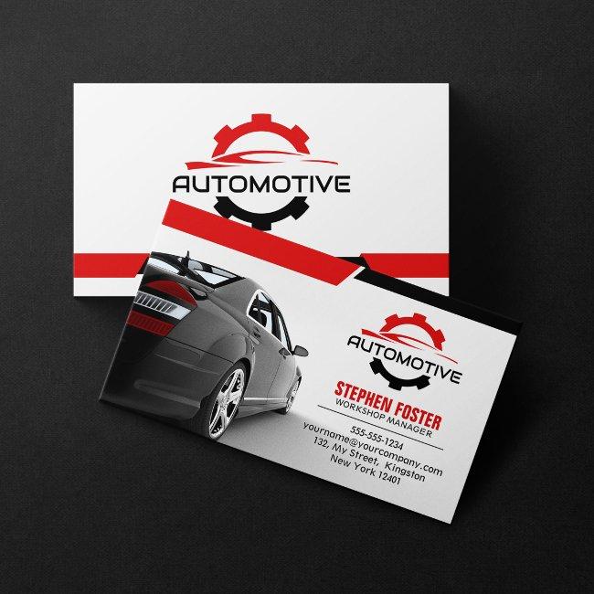 Red Automotive Car Repair Automobile Auto Parts