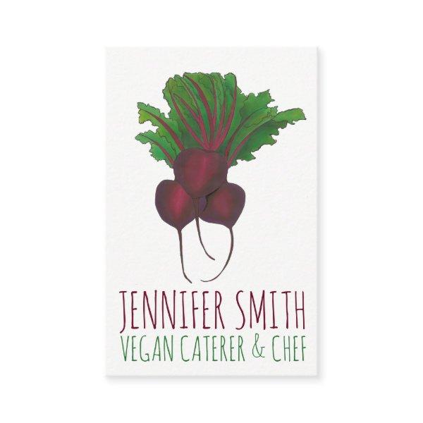 Red Beet Bunch Vegetarian Vegan Chef Caterer