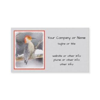 Red-Bellied Woodpecker Painting Original Bird Art