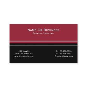 Red Black Colorblock For A Bold Professional Image