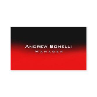 Red Black Elegant Professional
