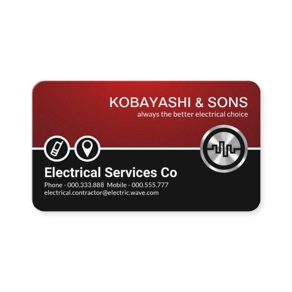 Red Black Layers Electrical Current