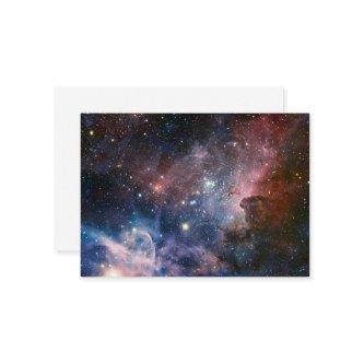 Red & Blue Carina Nebula Hubble Telescope