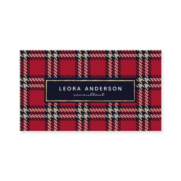 Red Buffalo Plaid Tweed
