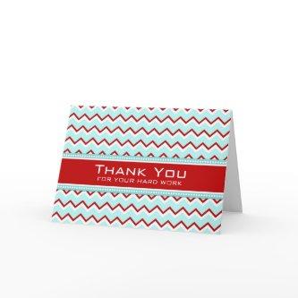 Red Chevron Administrative Professionals Day Card