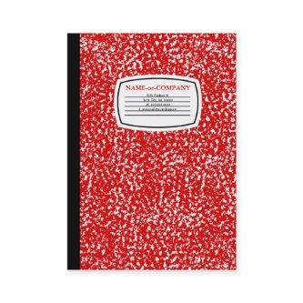 red composition book