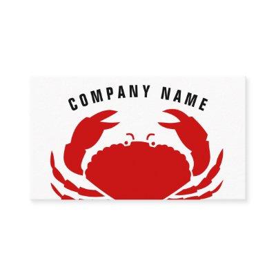 Red crab  | Seafood logo template