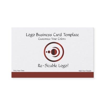 Red Crescent Moon & Planets Logo