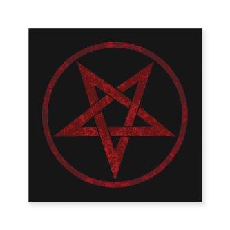 Red Devil Pentagram Discount Card