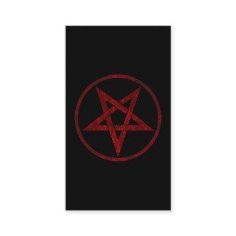 Red Devil Pentagram Discount Card
