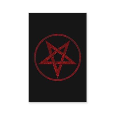 Red Devil Pentagram Discount Card