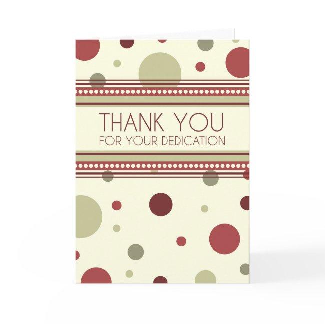 Red Dots Administrative Professionals Day Card