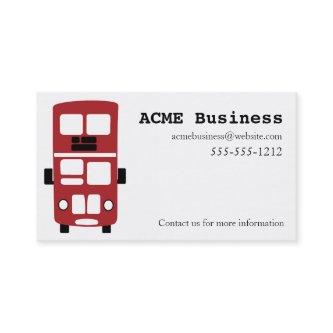 Red double decker bus custom
