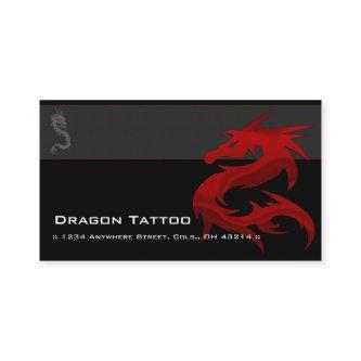 Red Dragon D2 Asian Tattoo Unique