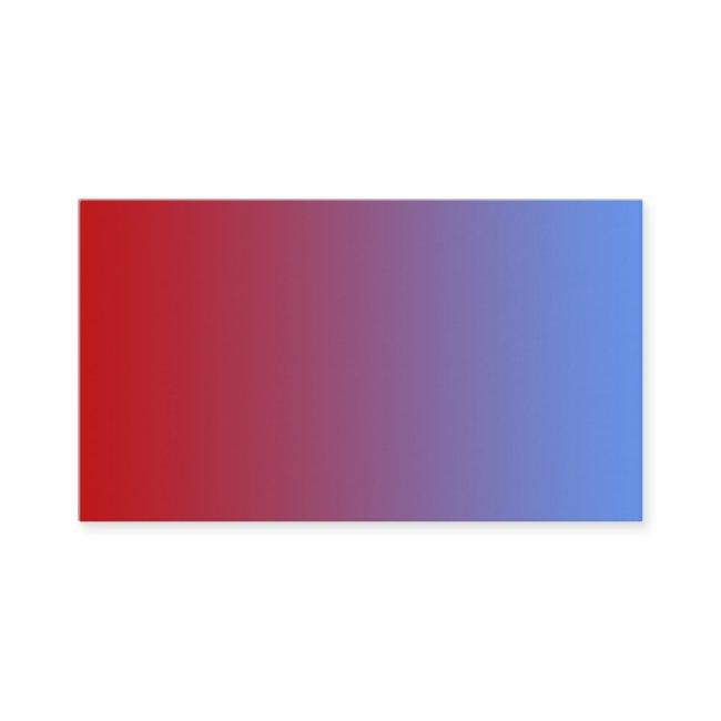 Red fading to Blue Colors, simple design.