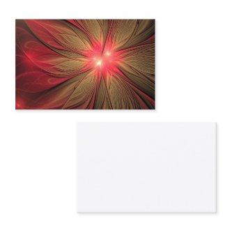 Red fansy fractal flower