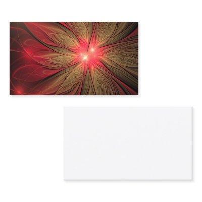 Red fansy fractal flower