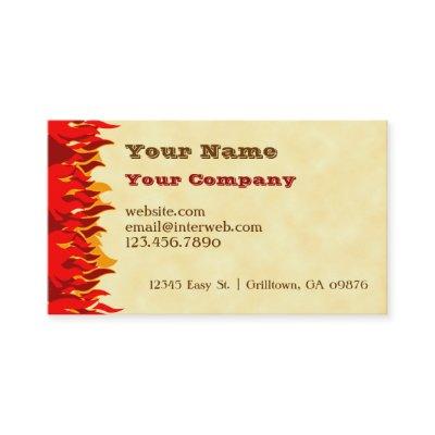 Red Flames BBQ Custom Western
