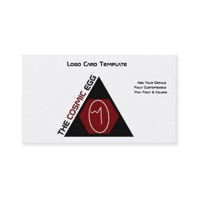 Red Geoglyph Symbol Cosmic Egg Logo