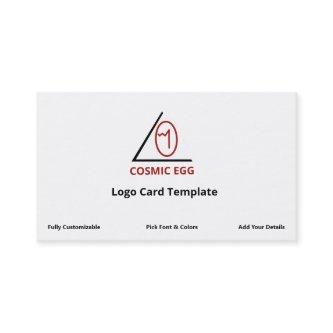 Red Geoglyph Symbol Cosmic Egg Logo