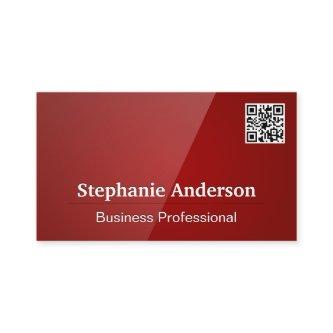 Red Glossy | QR Code