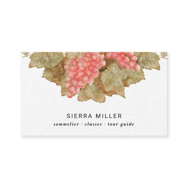 red grapes sommelier wine