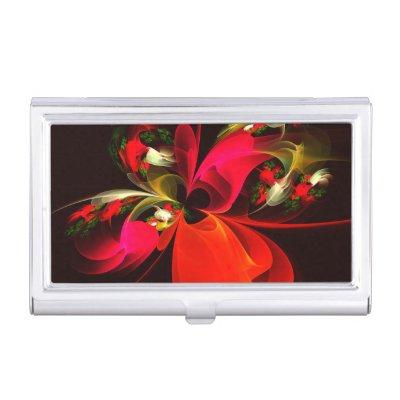Red Green Floral Modern Abstract Art Pattern #02  Case