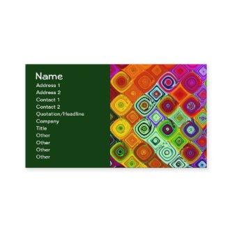 Red Green Mosaic Fine Fractal Art