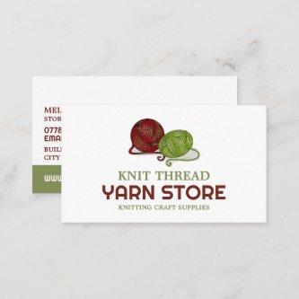 Red & Green Yarn, Knitting Store, Yarn Store