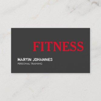 Red Grey Fitness Personal Trainer