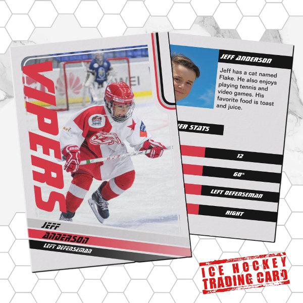 Red Ice Hockey Trading Card