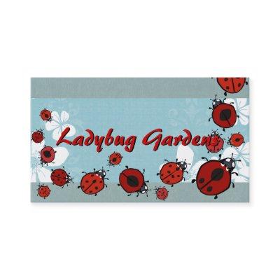 Red Ladybug Bizcard