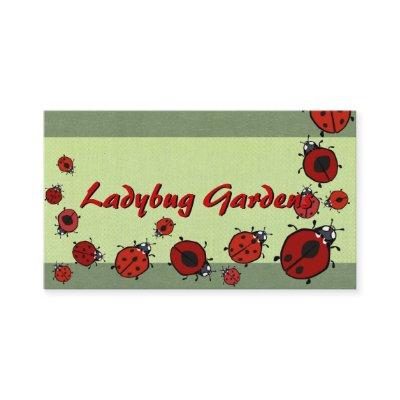 Red Ladybug Bizcard