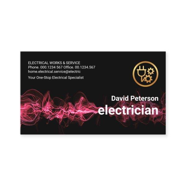Red Lightning Pulse Wave Electrical Service
