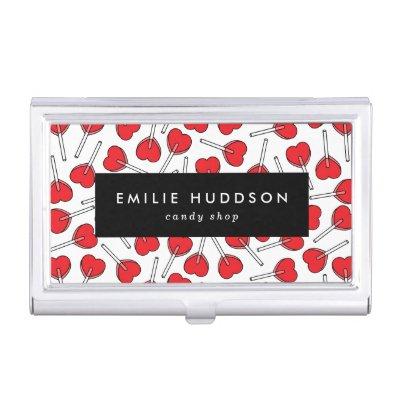 Red Lollipops, Heart Lollipops, Lolly, Candy Shop  Case