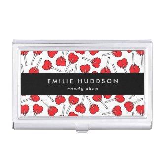 Red Lollipops, Heart Lollipops, Lolly, Candy Shop  Case