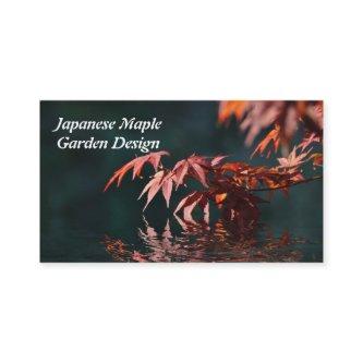 Red maple reflections garden design