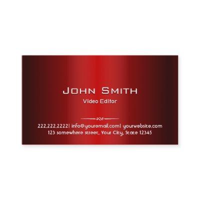Red Metal Video Editor